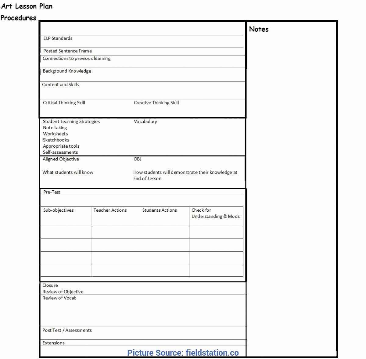 Weekly Lesson Plan Template Elementary New Excellent Weekly Lesson Plan Templates for Elementary