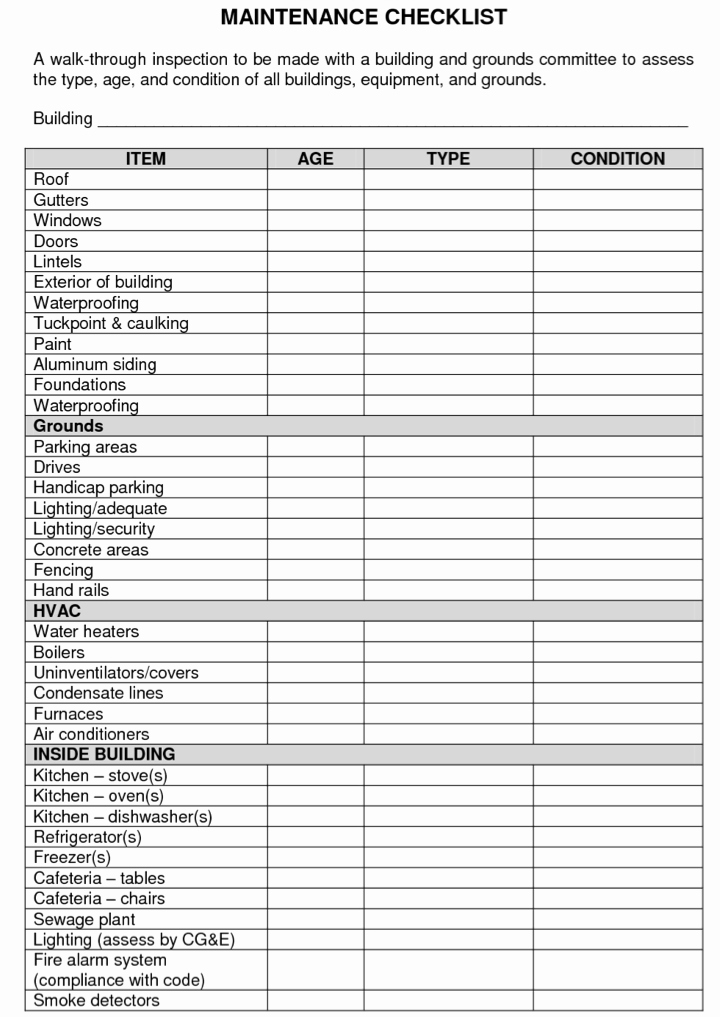 Weekly Vehicle Maintenance Checklist Beautiful How to Create A Preventive Maintenance Checklist