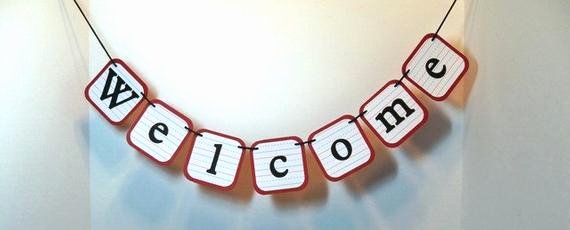 Welcome Banners for School Fresh Wel E Banner Back to School Teacher T by Bethsbannerboutique