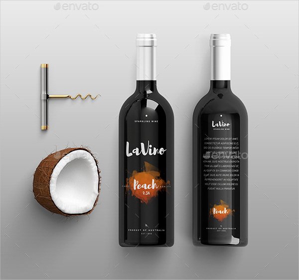 Wine Label Template Photoshop Awesome Wine Label Template Shop 23 Free &amp; Premium Download