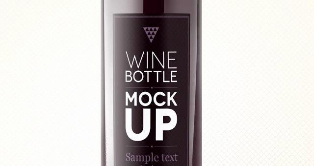 Wine Label Template Photoshop Elegant Psd Wine Bottle Mockup