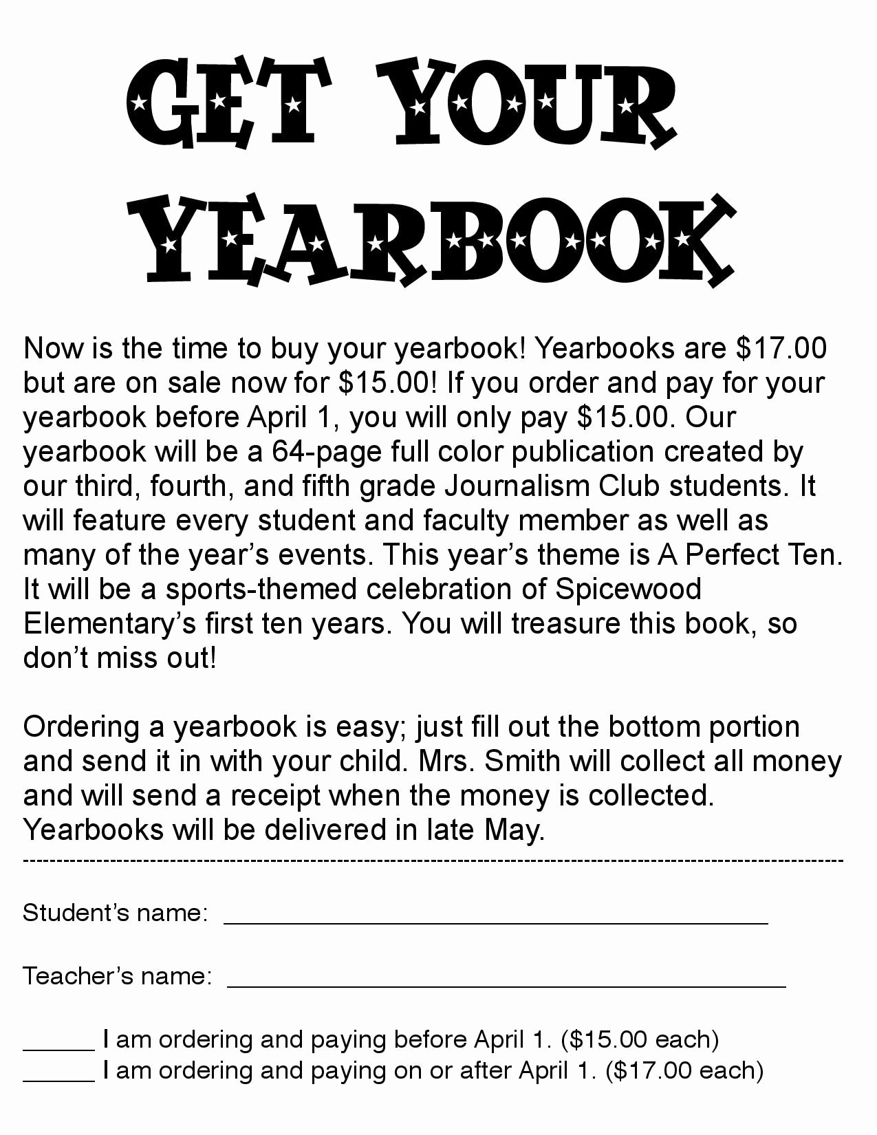 Yearbook order form Template Elegant Pin by Caterina Dingas On Yearbook Classroom