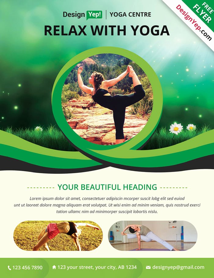 Yoga Flyer Template Free Fresh 32 Free Business Flyer Templates Psd for Download Designyep