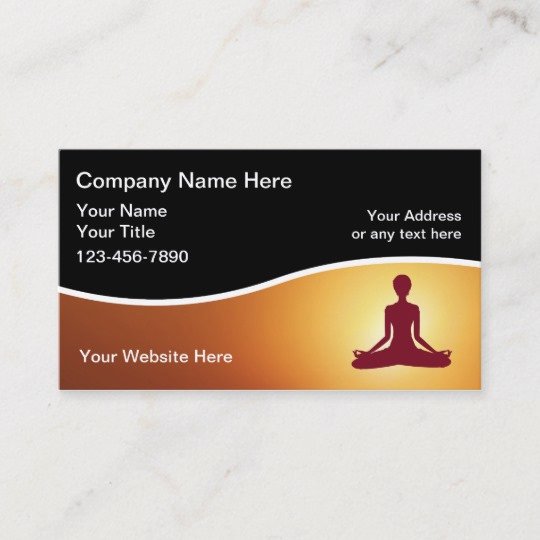 Yoga Instructor Business Card Best Of Yoga Instructor Business Card