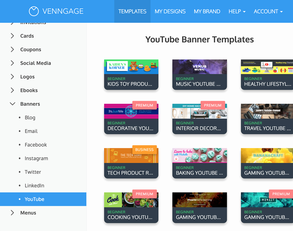 Youtube Channel Icon Template Best Of Youtube Banner Maker Make Your Own Youtube Banner with Venngage